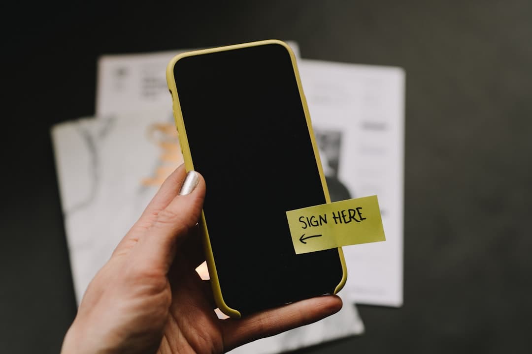 Digital signing on mobile
